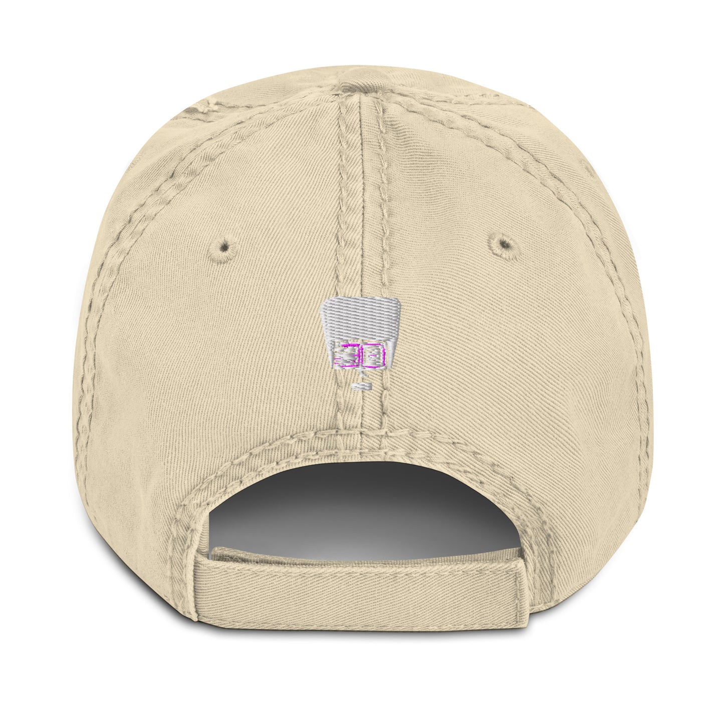30 Black & Nerdy Distressed Hat